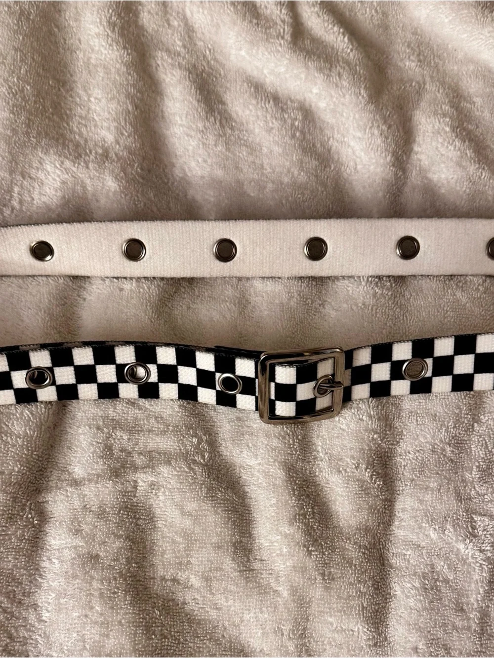 Black & White Block Belt